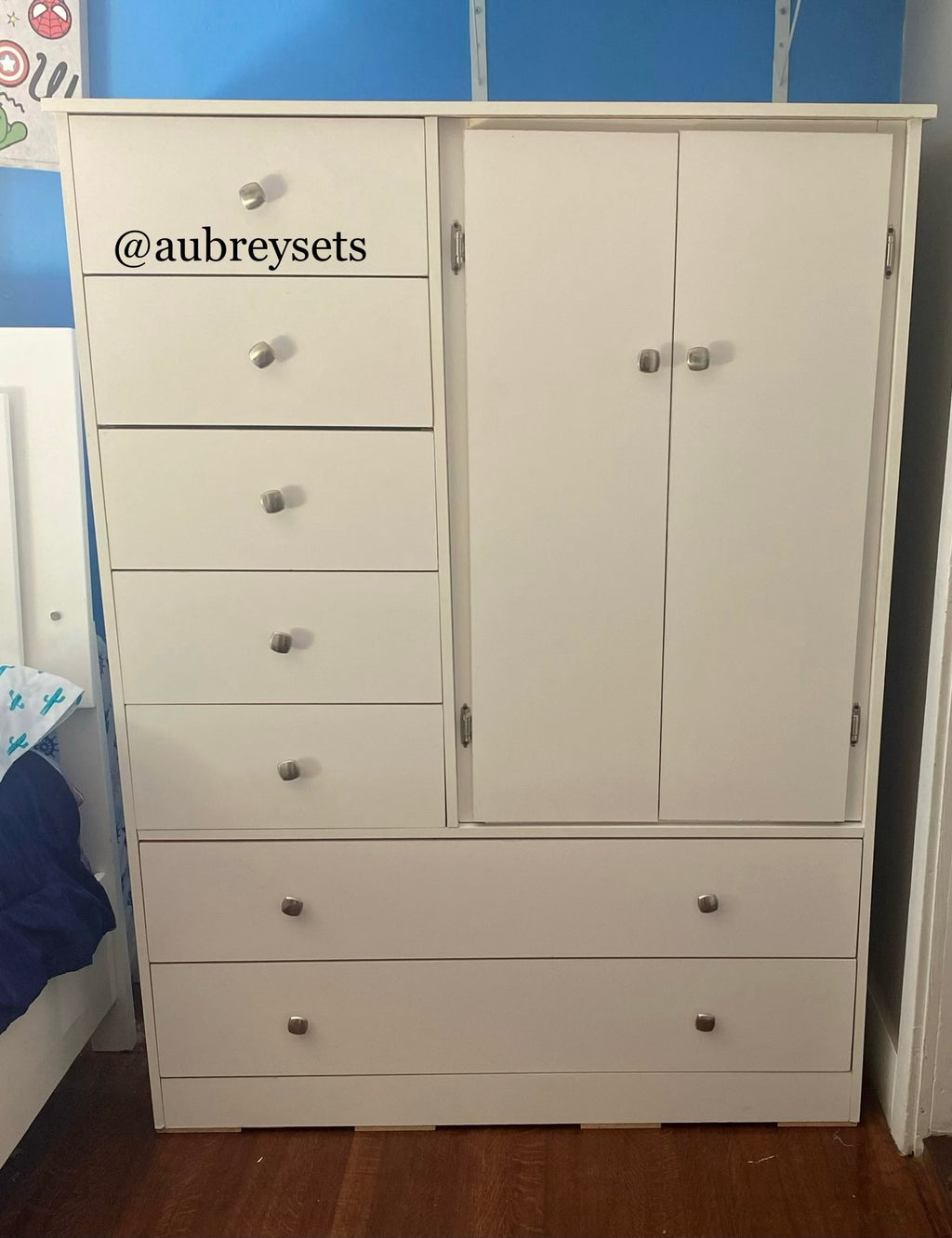 7 drawer closet