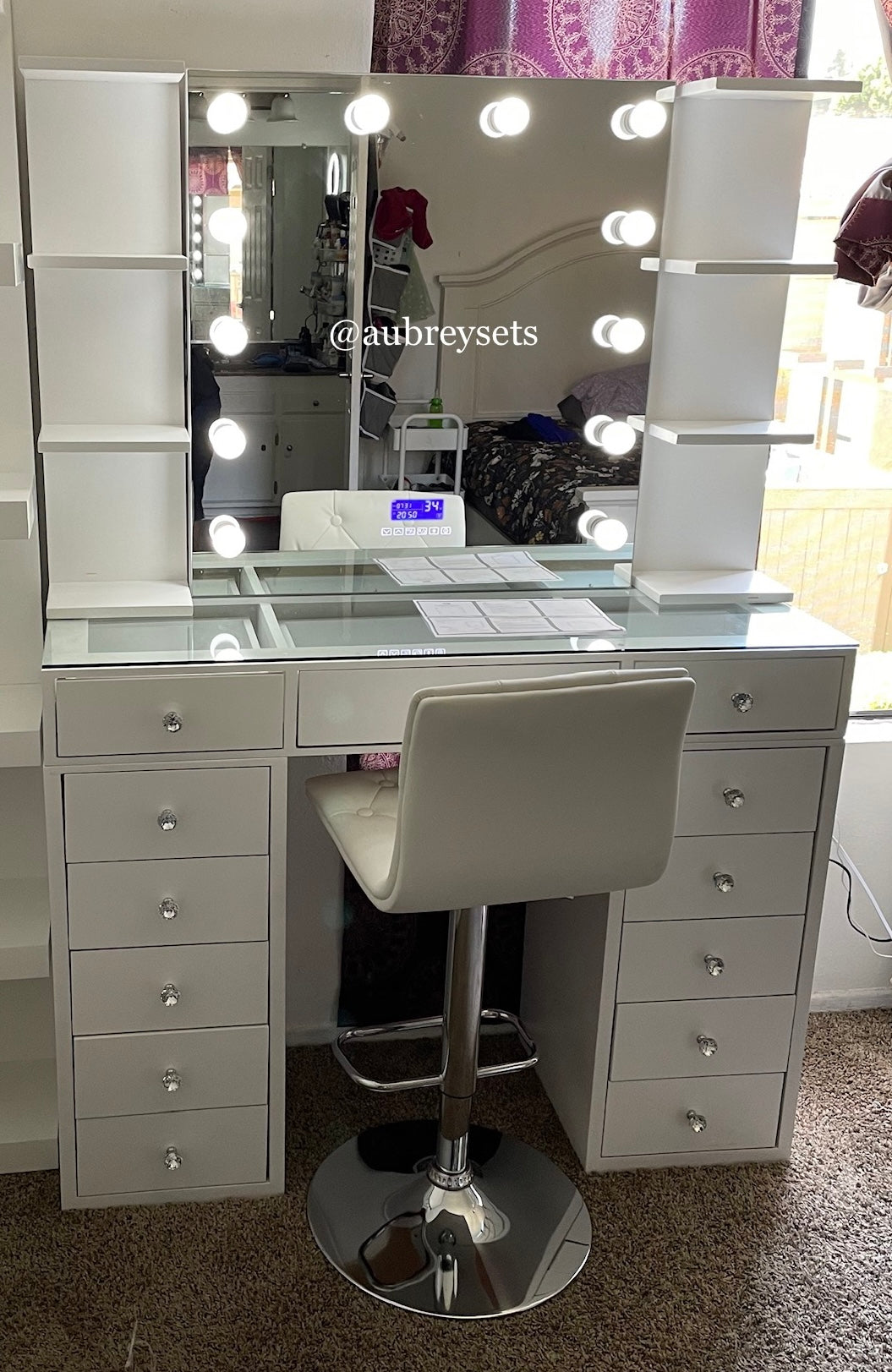 48in vanity with Bluetooth mirror